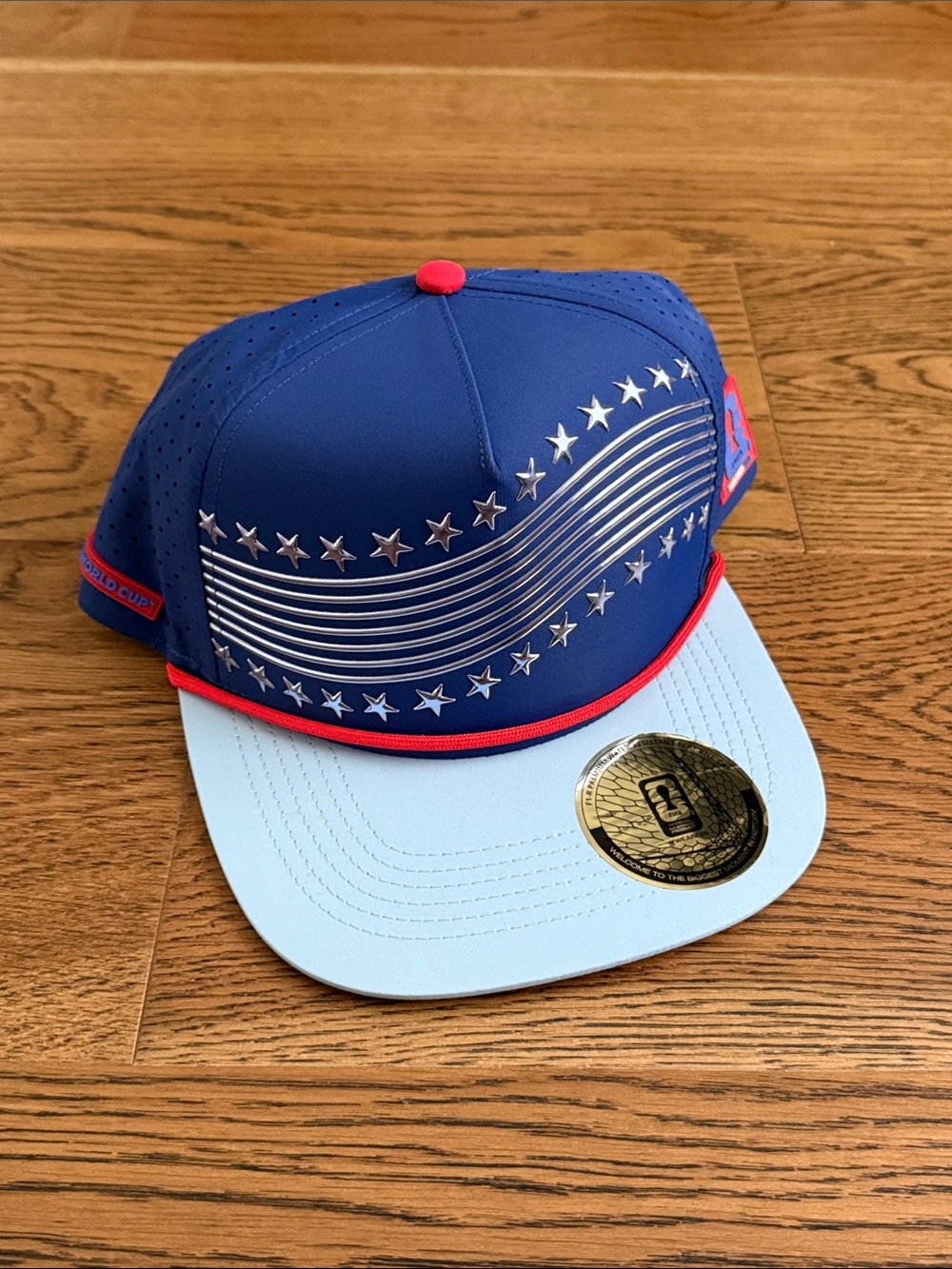 NWT FIFA USA flat bill performance hat